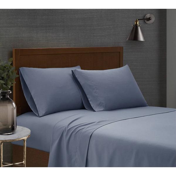 London Fog Garment Wash Solid 180 Thread Count Sheet Set