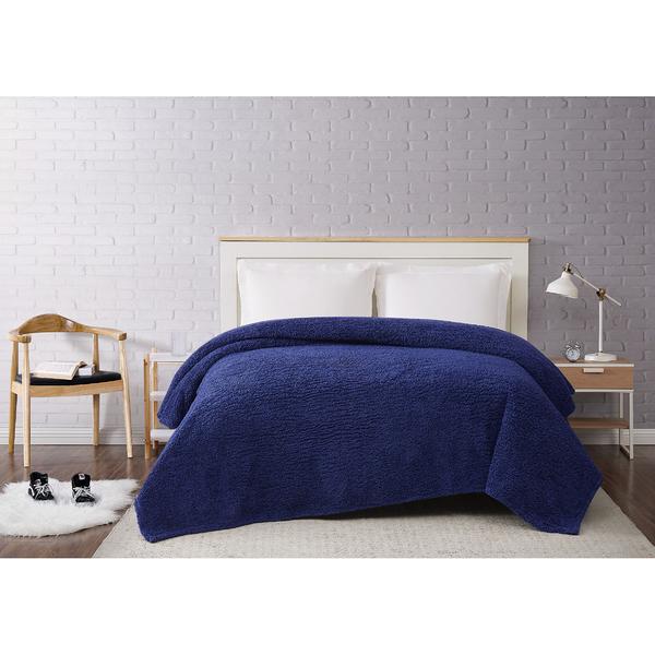 Brooklyn Loom Marshmallow Sherpa Blanket alternate view
