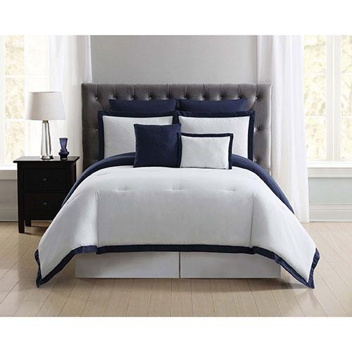 Truly Soft Everyday Hotel Border 7pc. Comforter Set