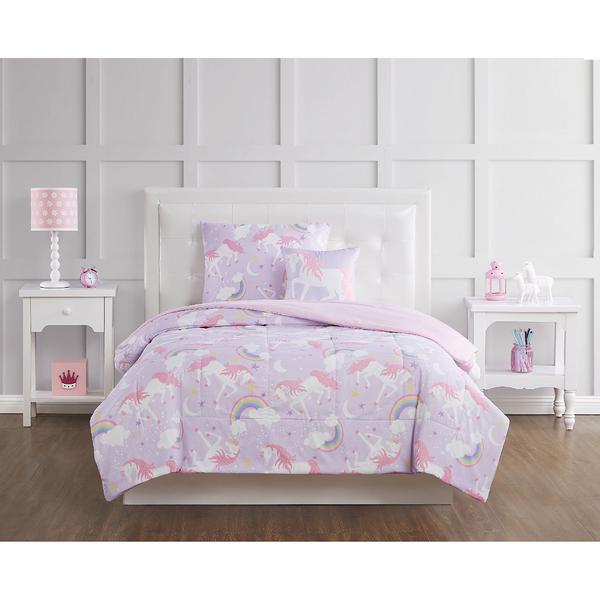 My World Rainbow Unicorn 4pc. Comforter Set
