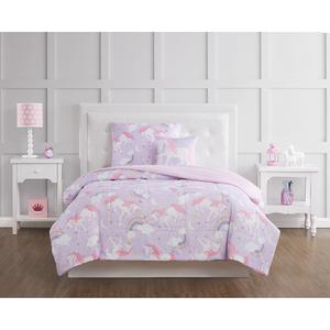 My World Rainbow Unicorn 4pc. Comforter Set