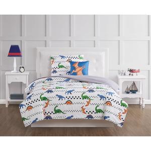 My World Dino Tracks 4pc. Comforter Set