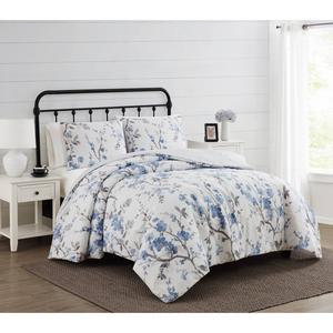 Cannon Kasumi Floral Print 3pc. Comforter Set