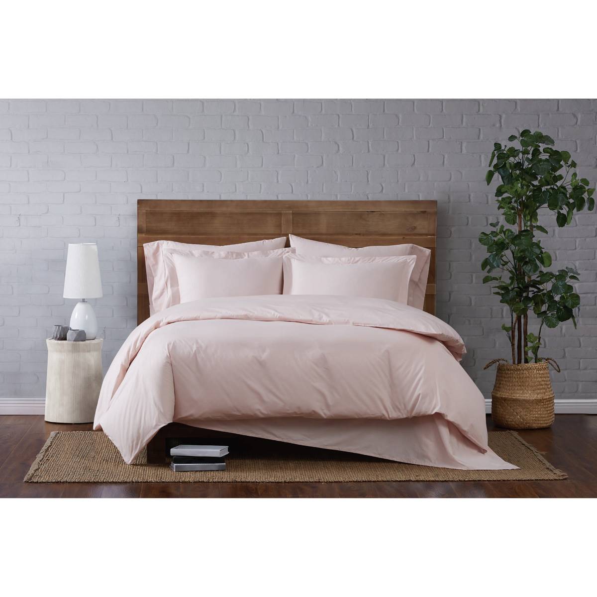 Cannon 200 Thread Count Solid Percale Duvet Set