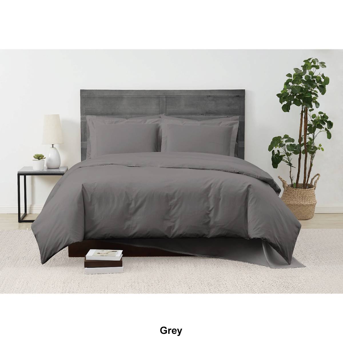 Cannon 200 Thread Count Solid Percale Duvet Set