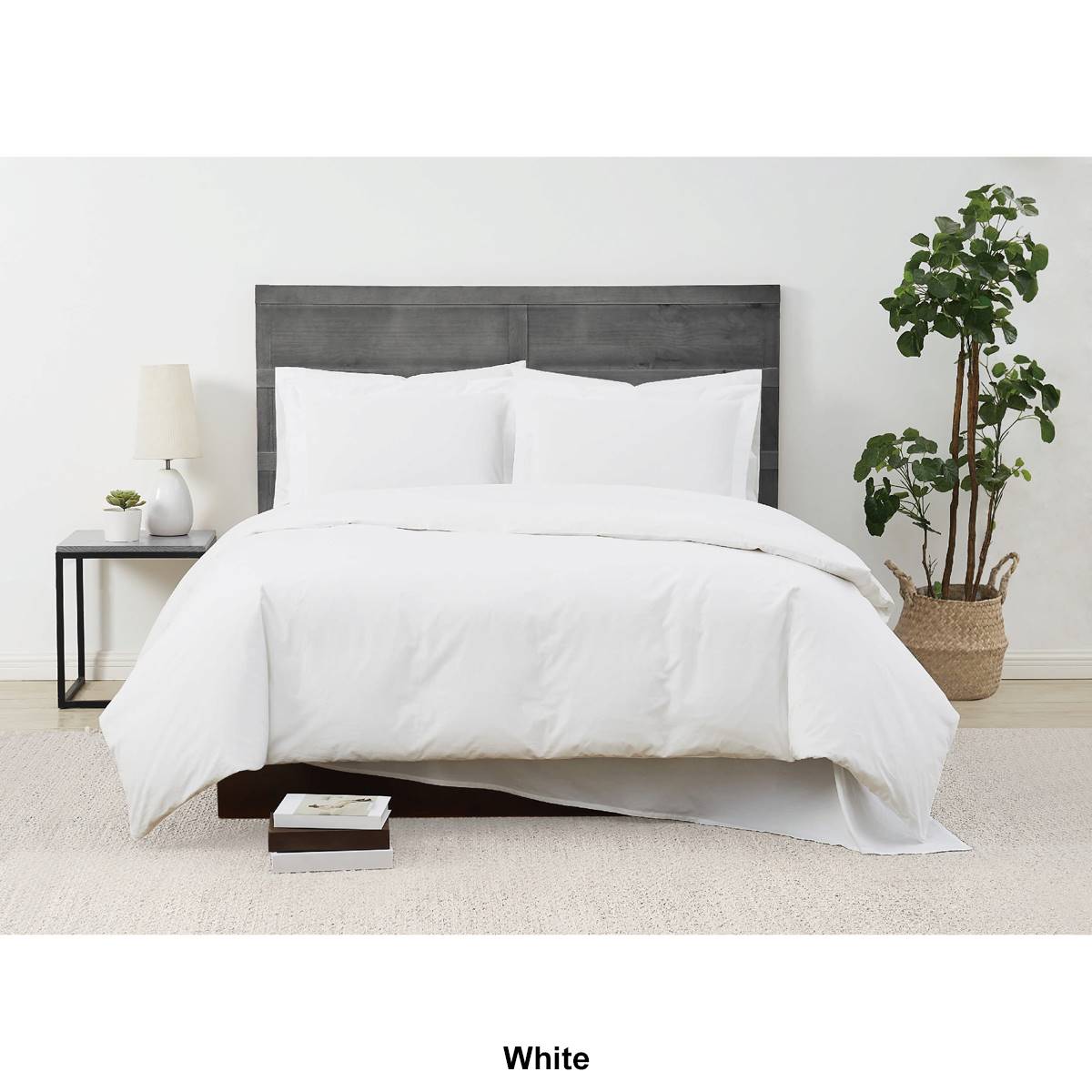 Cannon 200 Thread Count Solid Percale Duvet Set