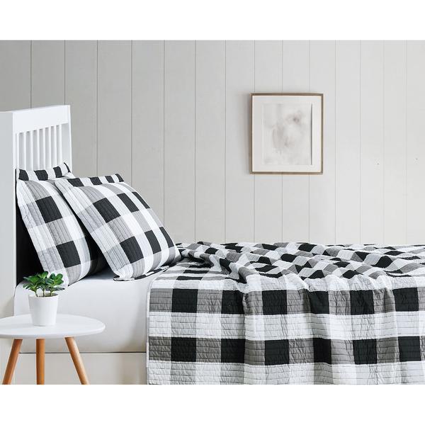 Truly Soft Everyday Buffalo Plaid 3pc. Quilt Set alternate view
