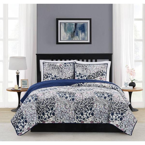 Cannon Chelsea Floral 3pc. Quilt Set