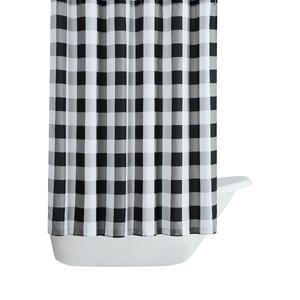 Truly Soft Everyday Buffalo Plaid Black Shower Curtain alternate view