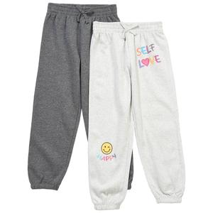 Girls (4-6x) Sweet Butterfly(R) 2pk. Marled/Self Love Joggers alternate view