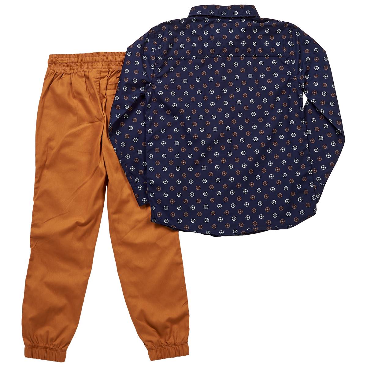 Boys (8-12) Tony Hawk 2pc. Button Down & Joggers Set - Peacoat