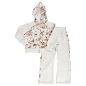 Girls (4-6x) Sweet Butterfly(R) Camo Raglan Zip Up & Flare Leggings alternate view