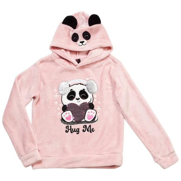 Girls (4-6x) Star Ride(R) Long Sleeve Hug Me Panda Cozy Hoodie