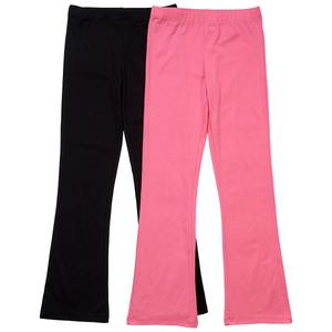 Girls (7-16) Sweet Butterfly(R) 2pk. Solid Flare Leggings