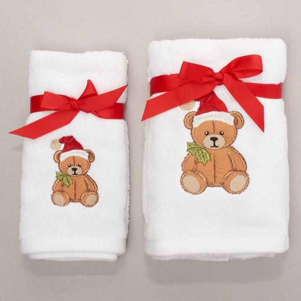 Avanti Bear Christmas 2pk. Towel Collection