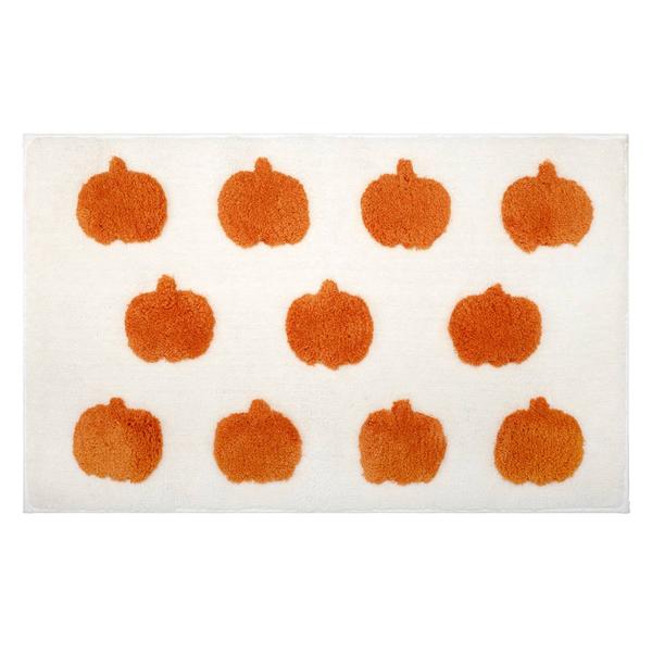 Avanti Allover Pumpkins Halloween Bath Rug
