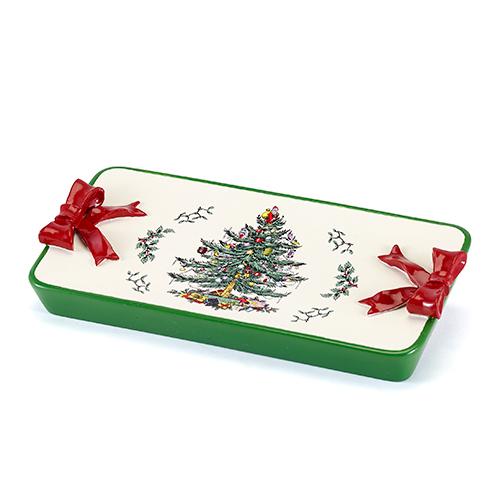 Avanti Spode Christmas Tree Red Tray