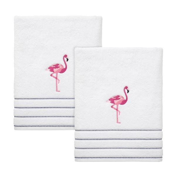 IZOD(R) Flamingo 2pk Bath Towel Collection