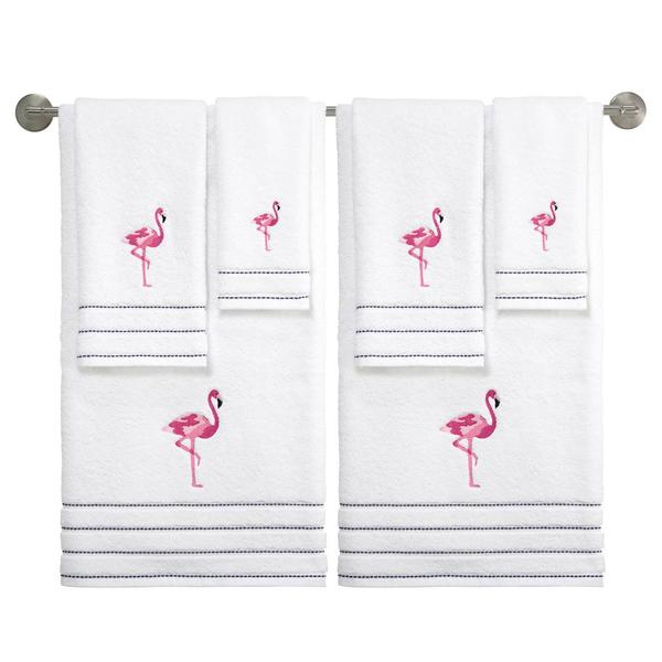 IZOD(R) Flamingo 2pk Bath Towel Collection alternate view