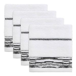 Nicole Miller Sydney 4pk. Washcloth Set