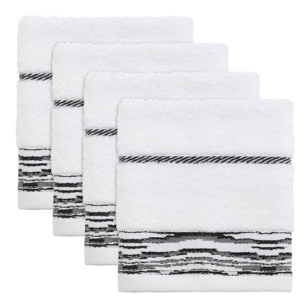 Nicole Miller Sydney 4pk. Washcloth Set
