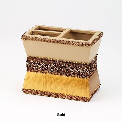 Avanti Braided Medallion Toothbrush Holder alternate view