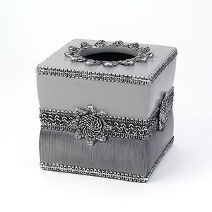 Avanti Braided Medallion Tissue Box Cover