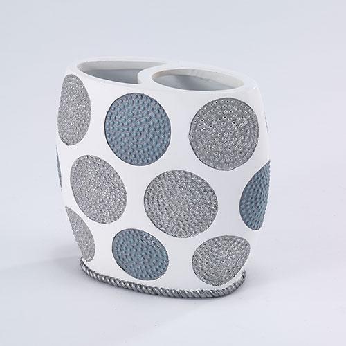 Avanti Dotted Circles Toothbrush Holder