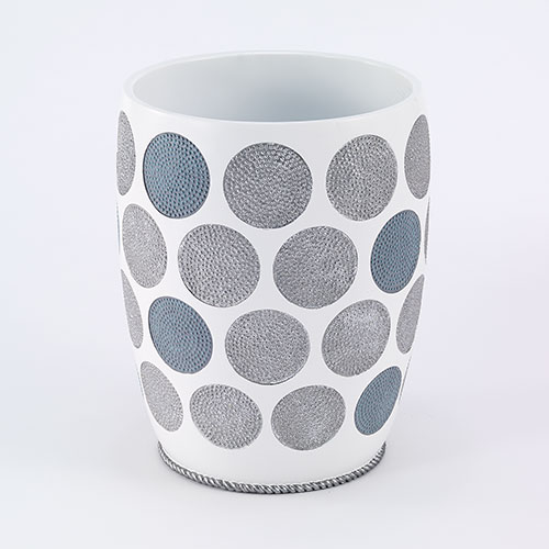 Avanti Dotted Circles Wastebasket