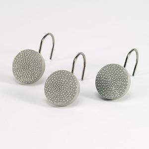 Avanti Dotted Circles Shower Curtain Hooks