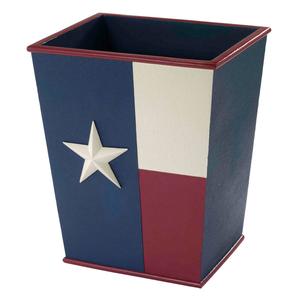 Avanti Texas Flag Wastebasket