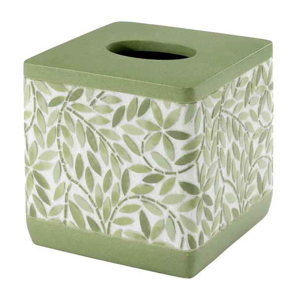 Avanti Stratford Green Tissue Box Cover