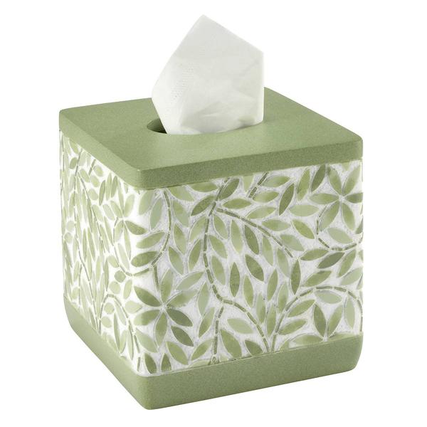 Avanti Stratford Green Tissue Box Cover alternate view