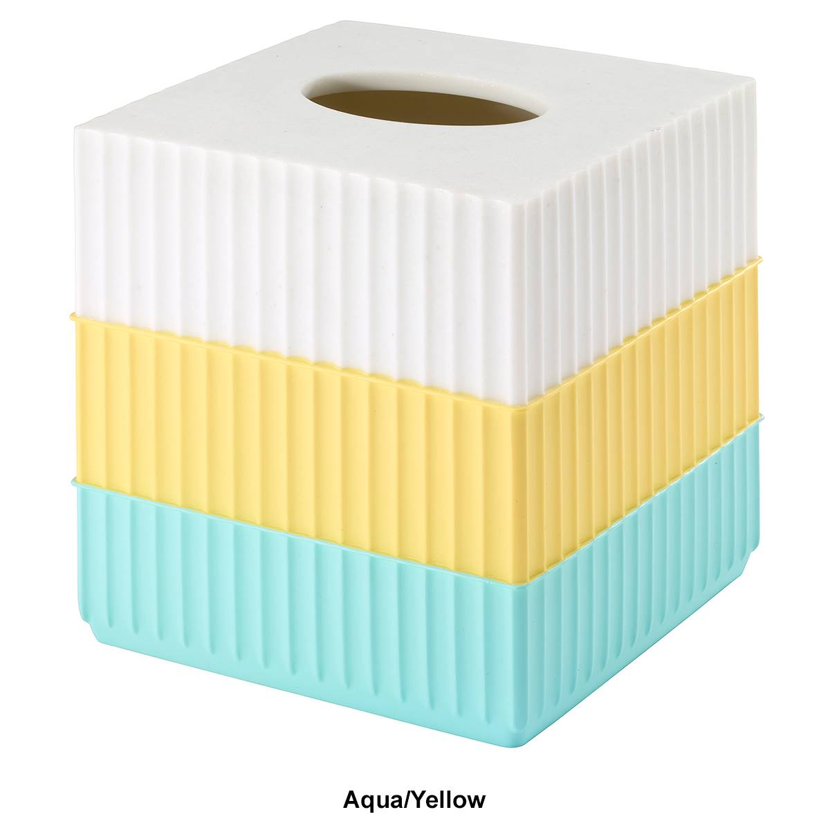 IZOD(R) Clubhouse Stripe Tissue Box Cover