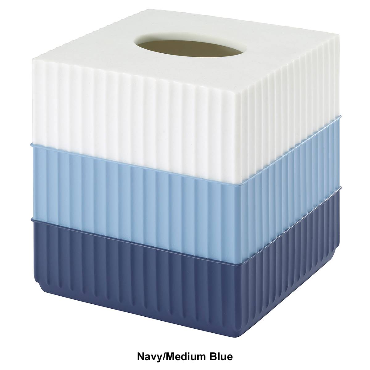 IZOD(R) Clubhouse Stripe Tissue Box Cover