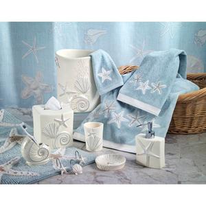Avanti Sequin Shells Bath Collection