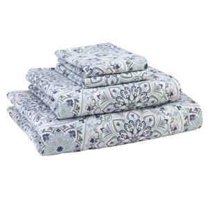 Avanti Cypress Mosaic Flannel Sheet Set