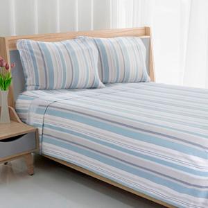 Avanti Pajama Stripe Flannel Sheet Set alternate view