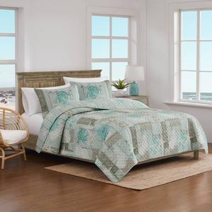 Avanti Beachcomber Reversible 3pc. Quilt Set