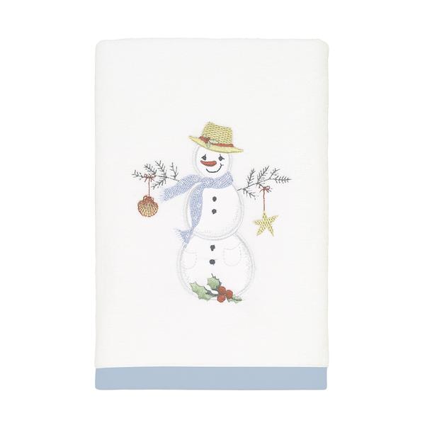 Avanti Coastal Snowman Bath Towel Collection alternate view