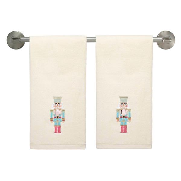 Avanti Nutcracker 2pk. Holiday Hand Towel Set alternate view
