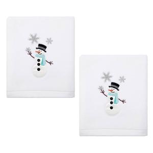 Avanti Snowman 2pk. Holiday Hand Towel Set