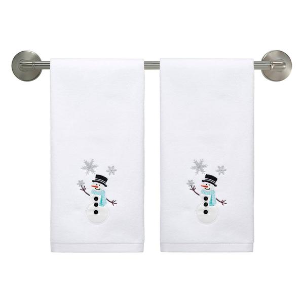 Avanti Snowman 2pk. Holiday Hand Towel Set alternate view