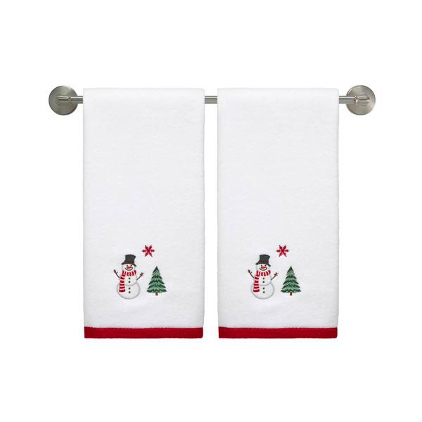 Avanti Winter Snowman 2pk. Embroidered Towel Collection alternate view