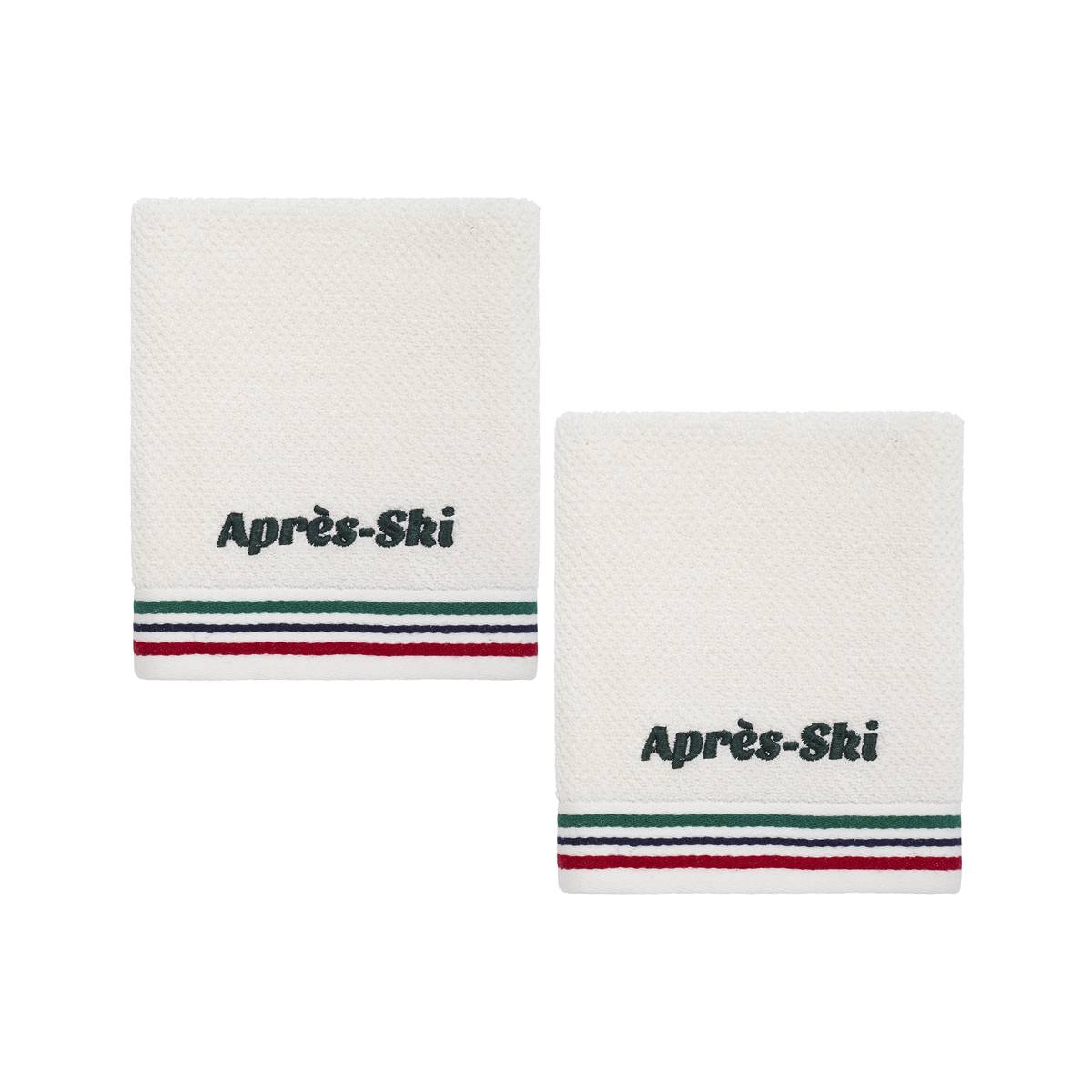 IZOD(R) Apres Ski 2pk. Hand Towel Set