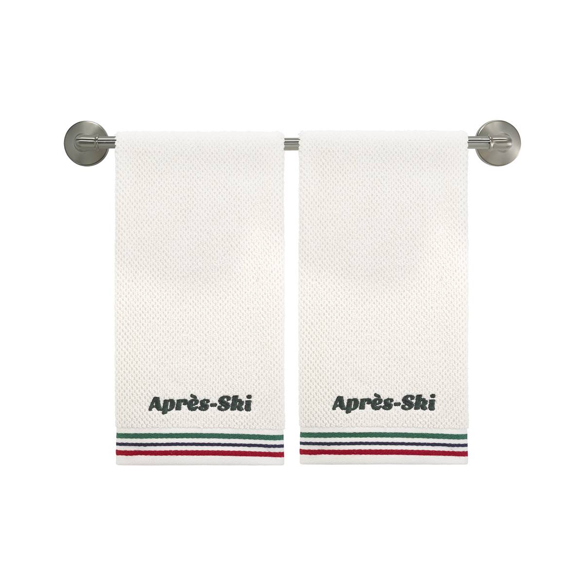 IZOD(R) Apres Ski 2pk. Hand Towel Set