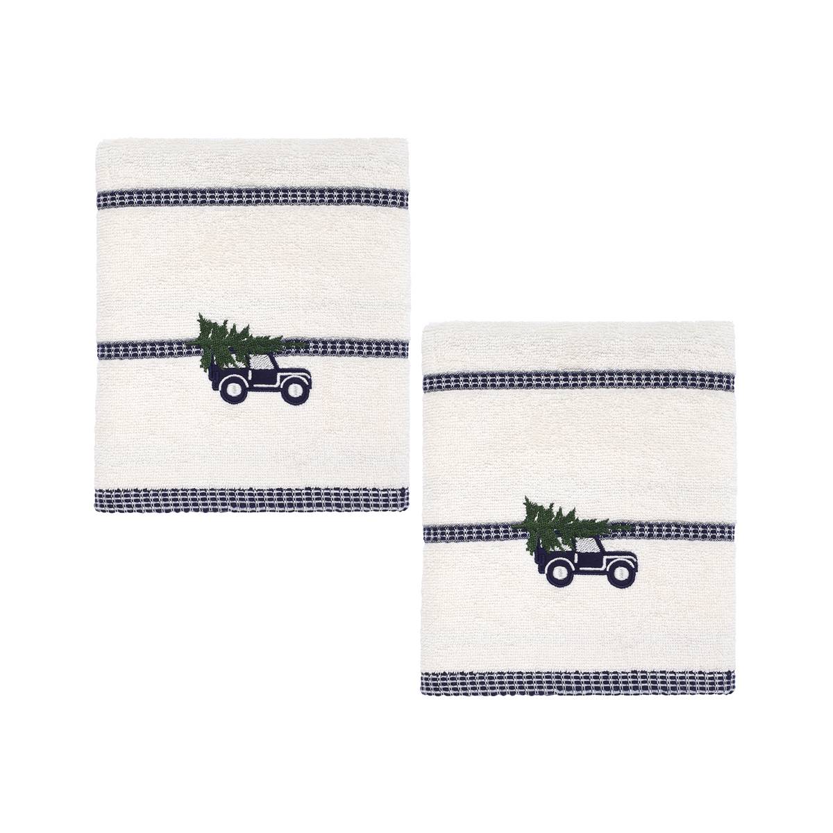 IZOD(R) Pine Trail Decorative 2pk. Hand Towel Set