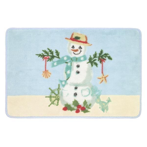 Avanti Coastal Snowman Bath Rug