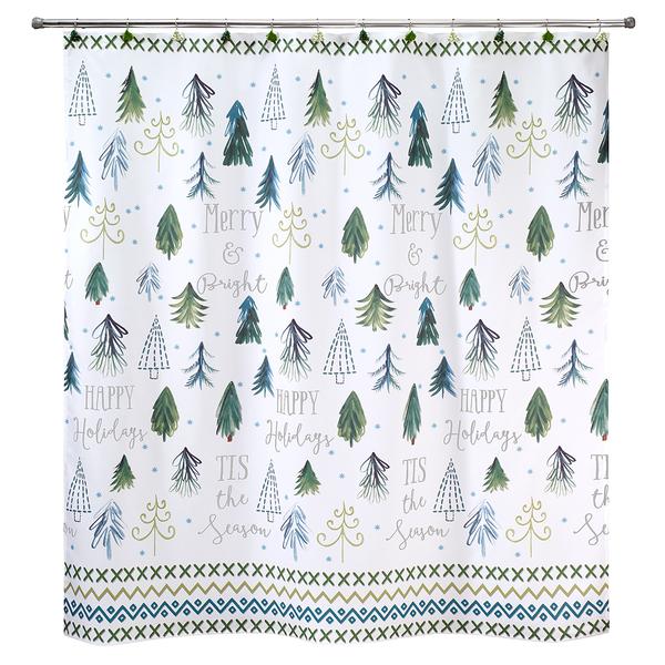 Avanti Christmas Tree Shower Curtain
