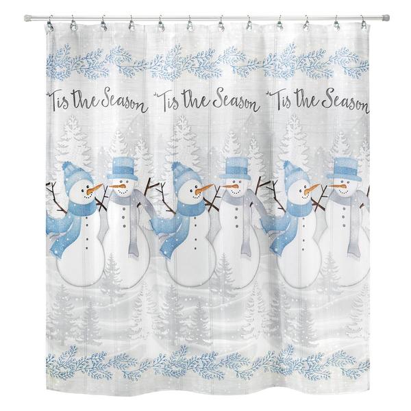 Avanti Frosty Friends Shower Curtain